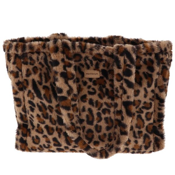 Faux Leopard Print Tote Tan by Equilibrium - Image 2