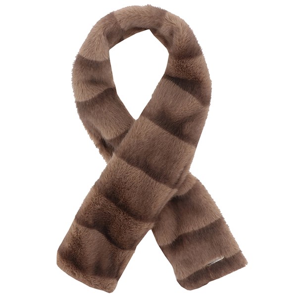 Equilibrium Faux Fur Crossover Scarf – Soft Luxury Winter Wrap - Image 4