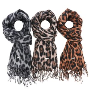 Leopard Print Soft Touch Scarf by Equilibrium