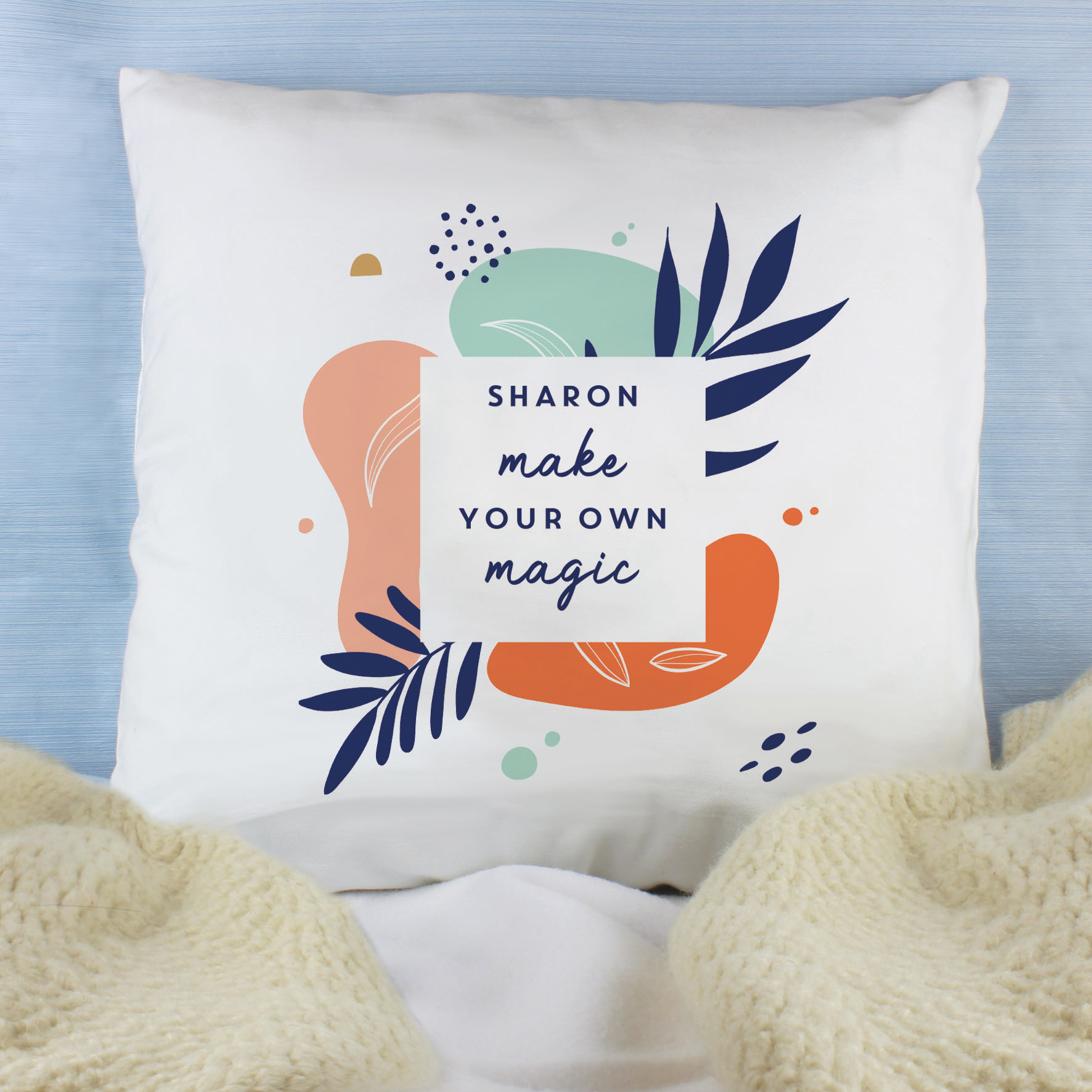 Personalised Tropical Cushion - Image 2