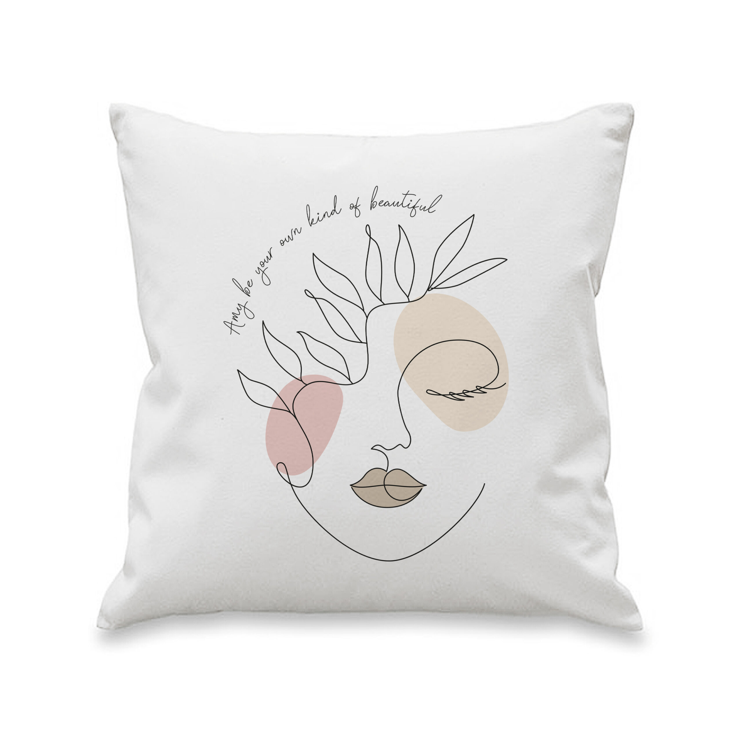 Personalised Grace Line Art Cushion - Image 2