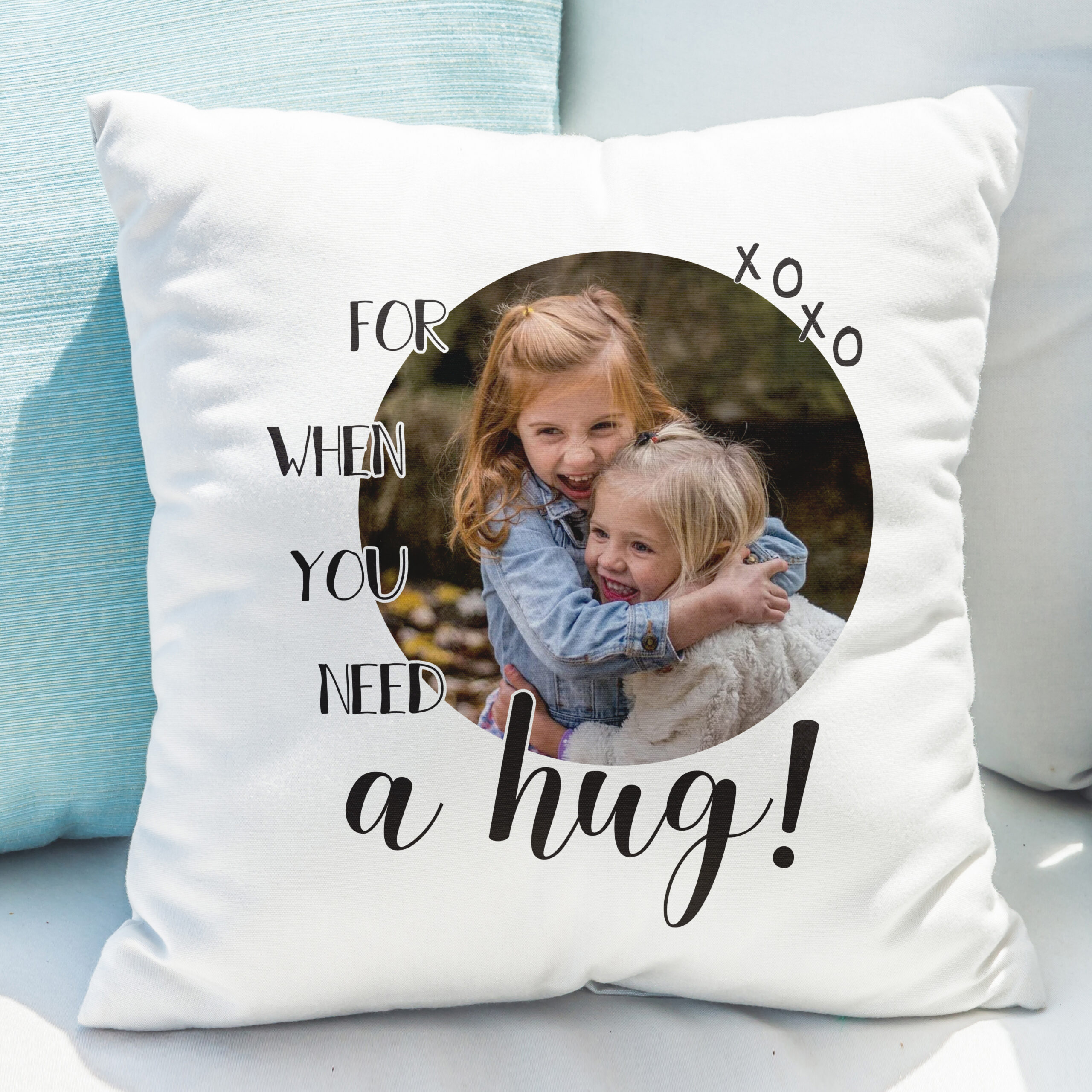 Personalised Need A Hug Photo Upload Cushion - Image 2