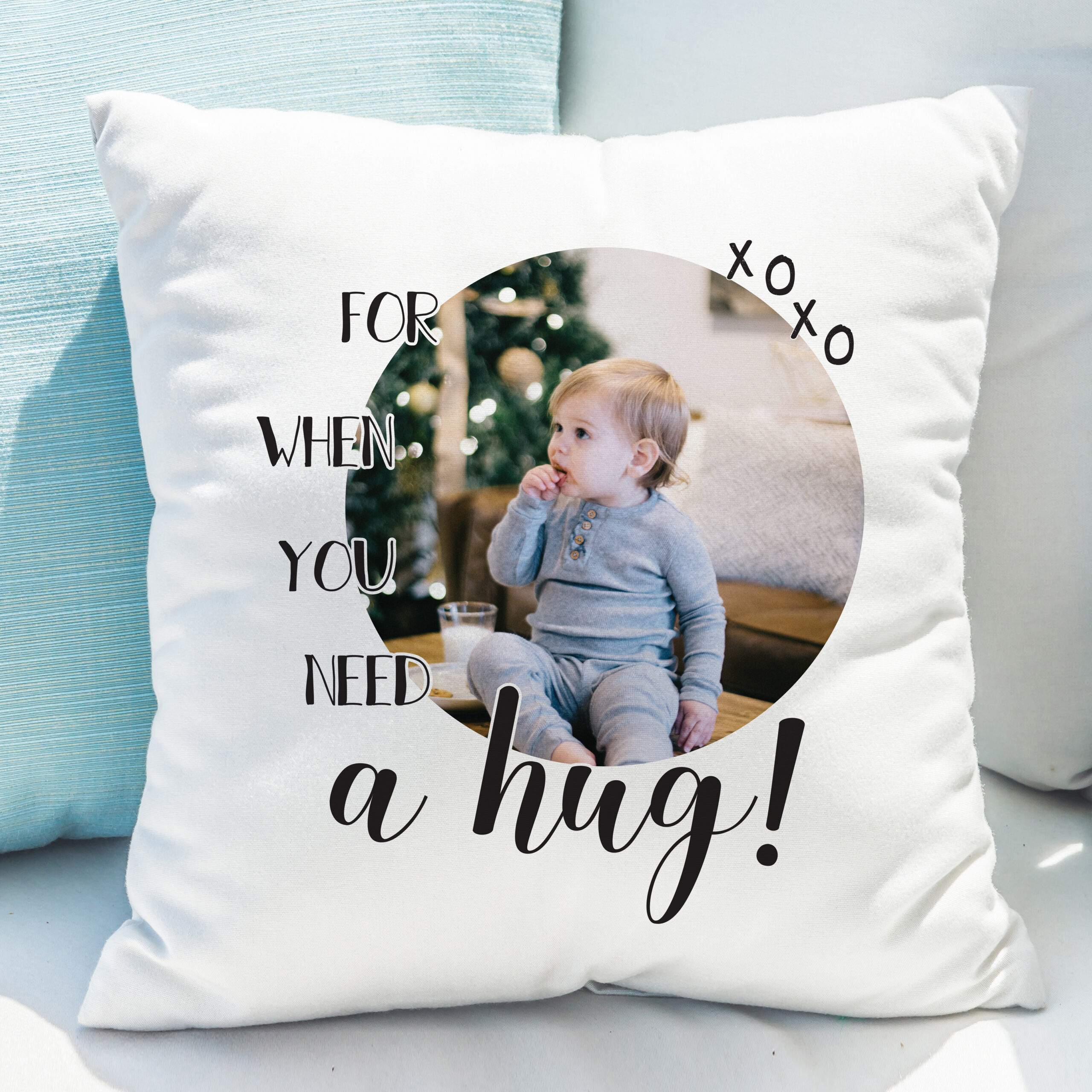Personalised Need A Hug Photo Upload Cushion - Image 4