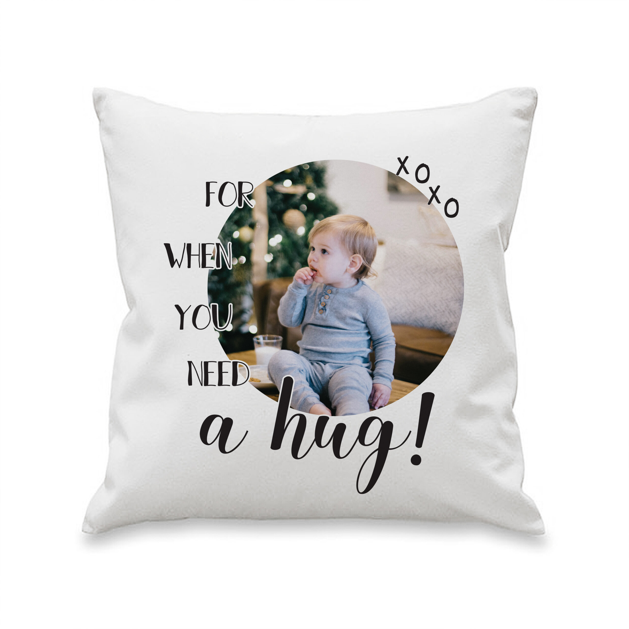 Personalised Need A Hug Photo Upload Cushion - Image 3