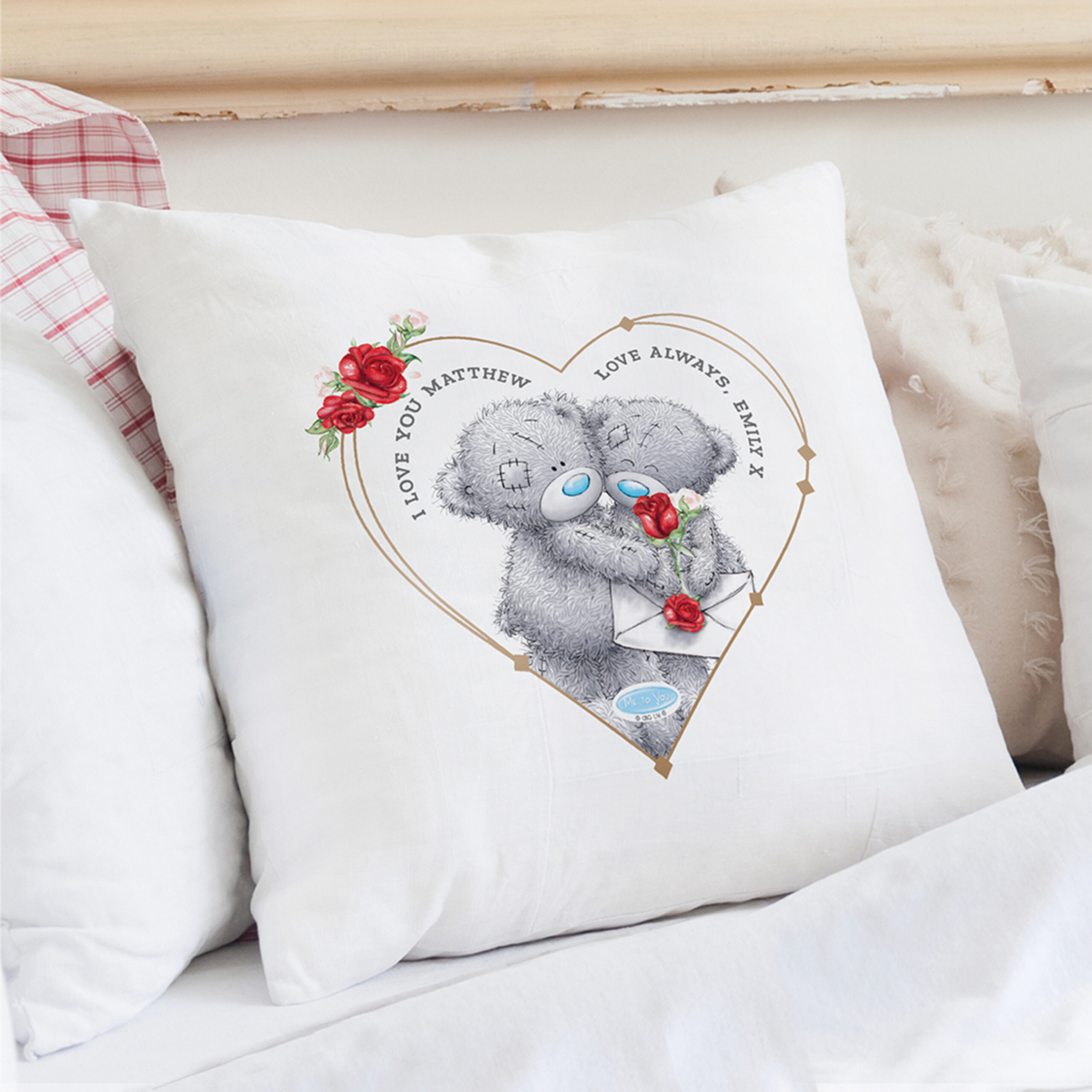 Personalised Me to You Valentine Cushion - Image 5