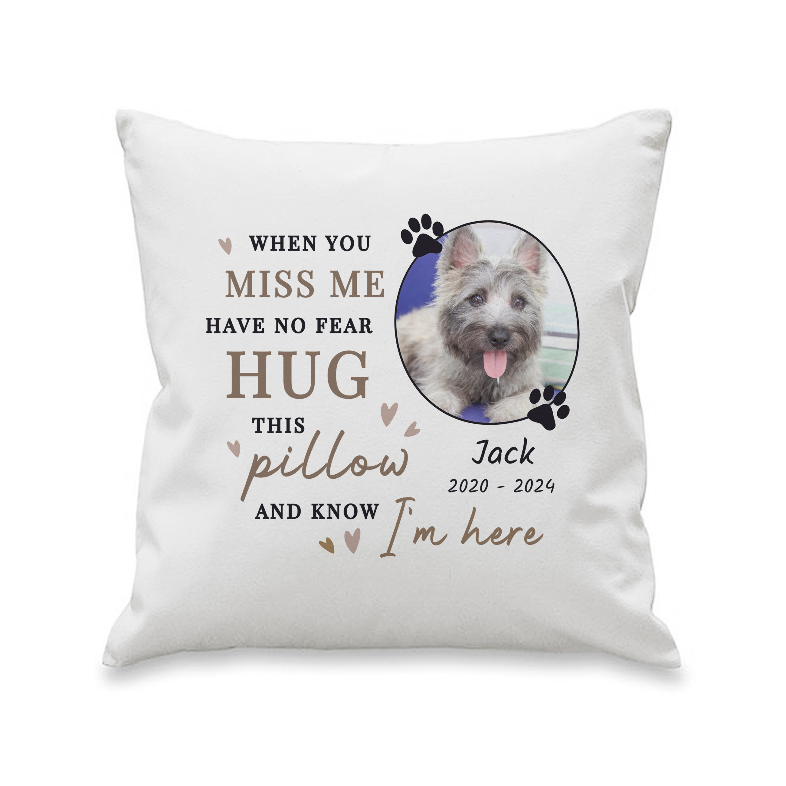 Personalised Memorial Pet Photo Upload Cushion - Image 5