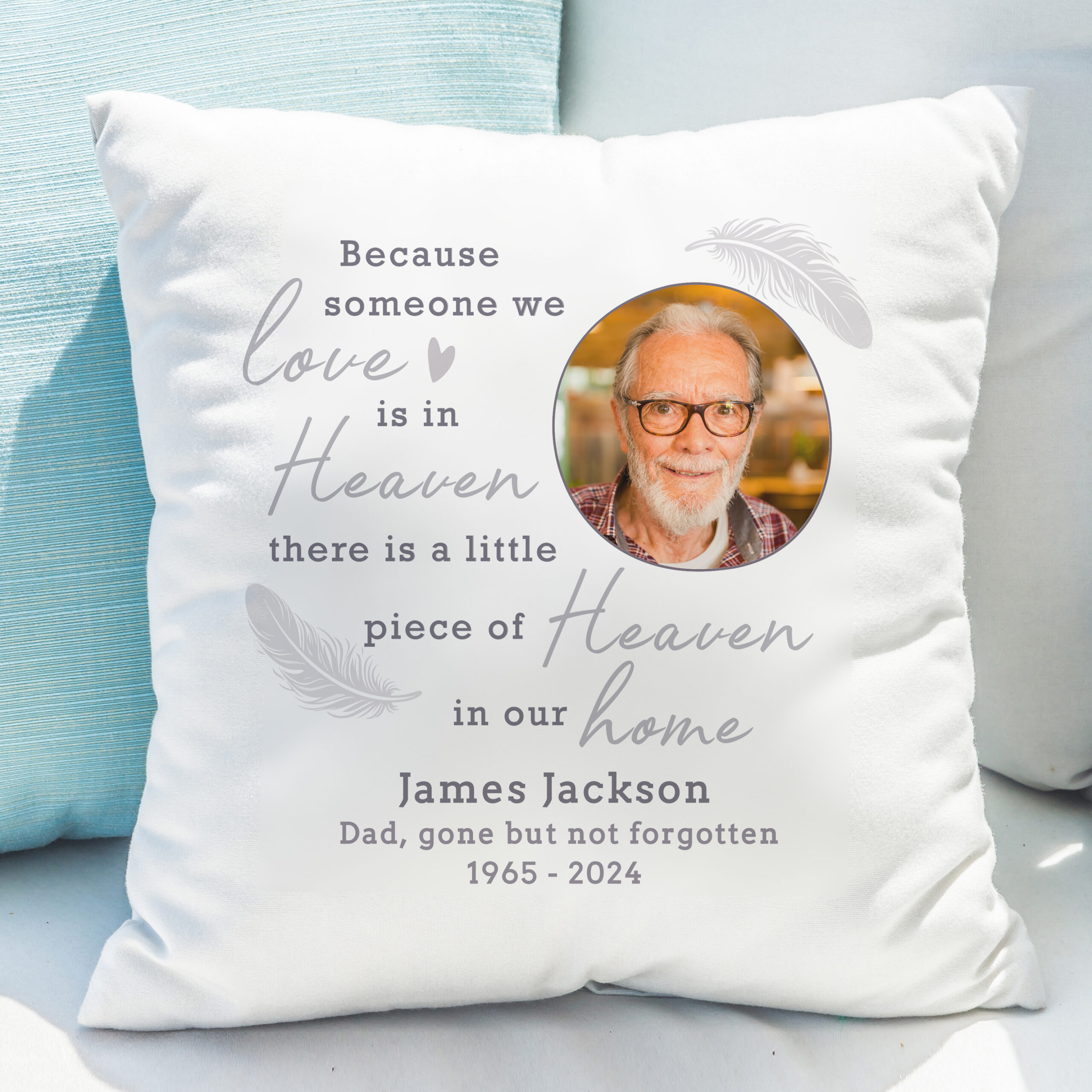 Personalised Memorial Photo Upload Cushion - Image 5