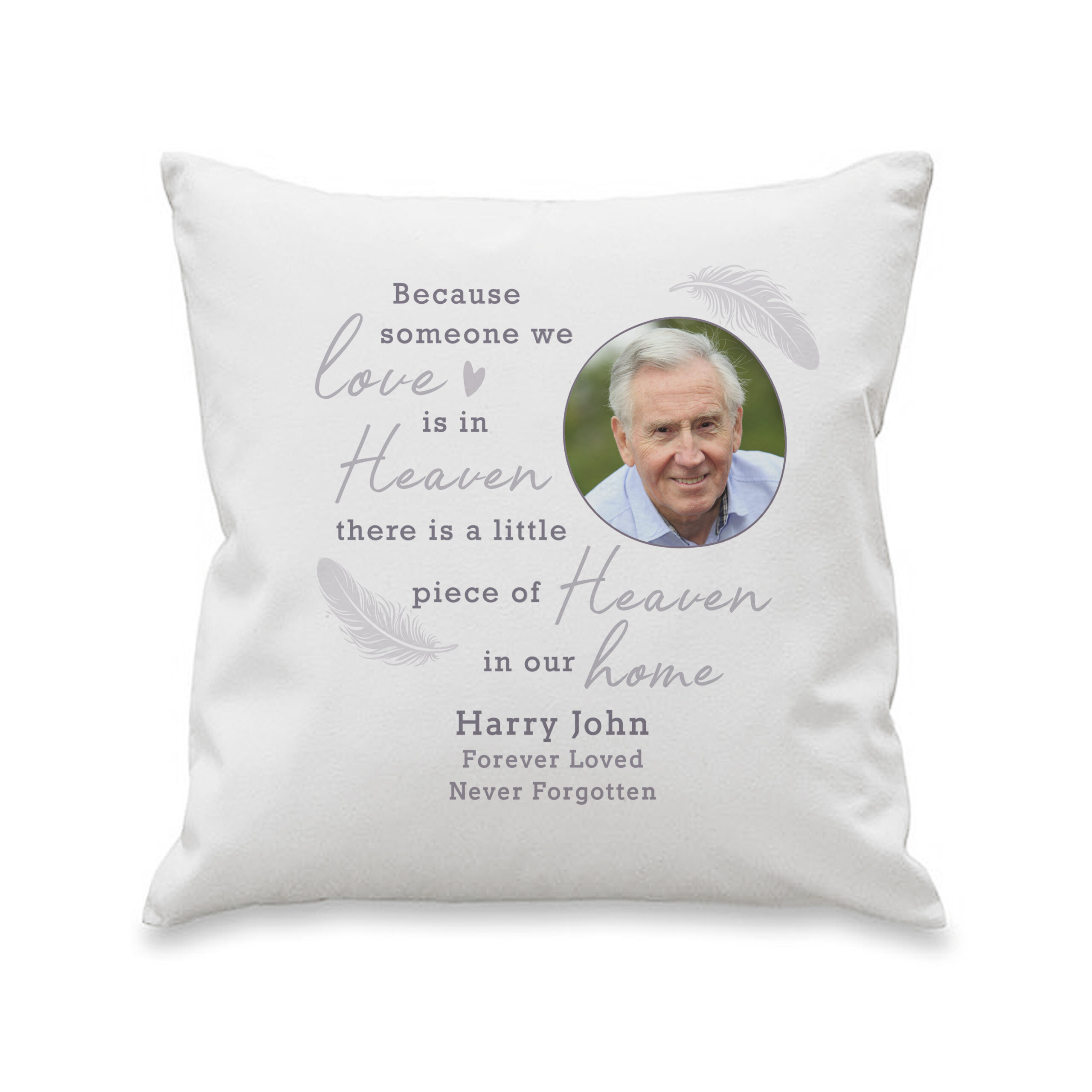 Personalised Memorial Photo Upload Cushion - Image 4