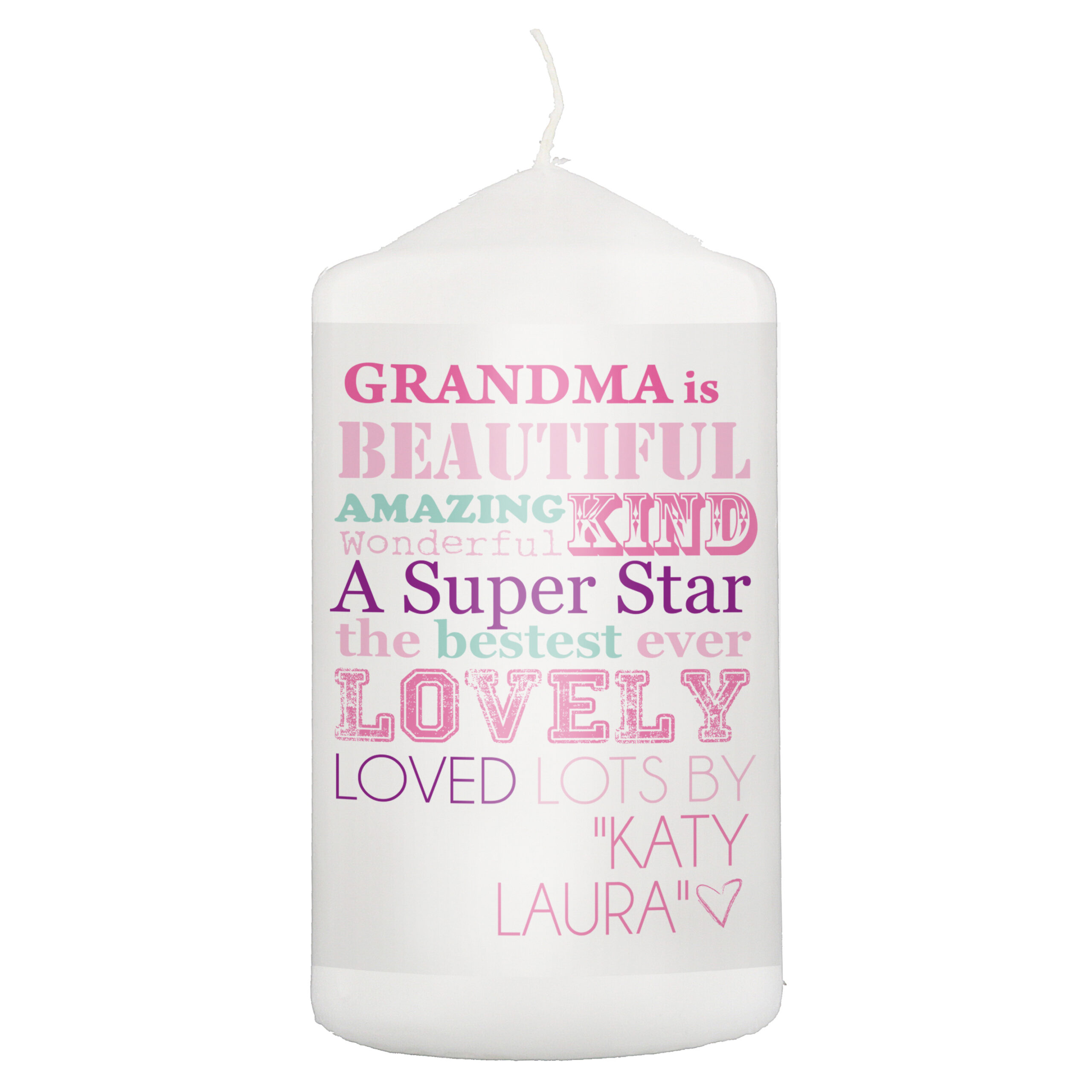 Personalised She Is... Pillar Candle - Image 3