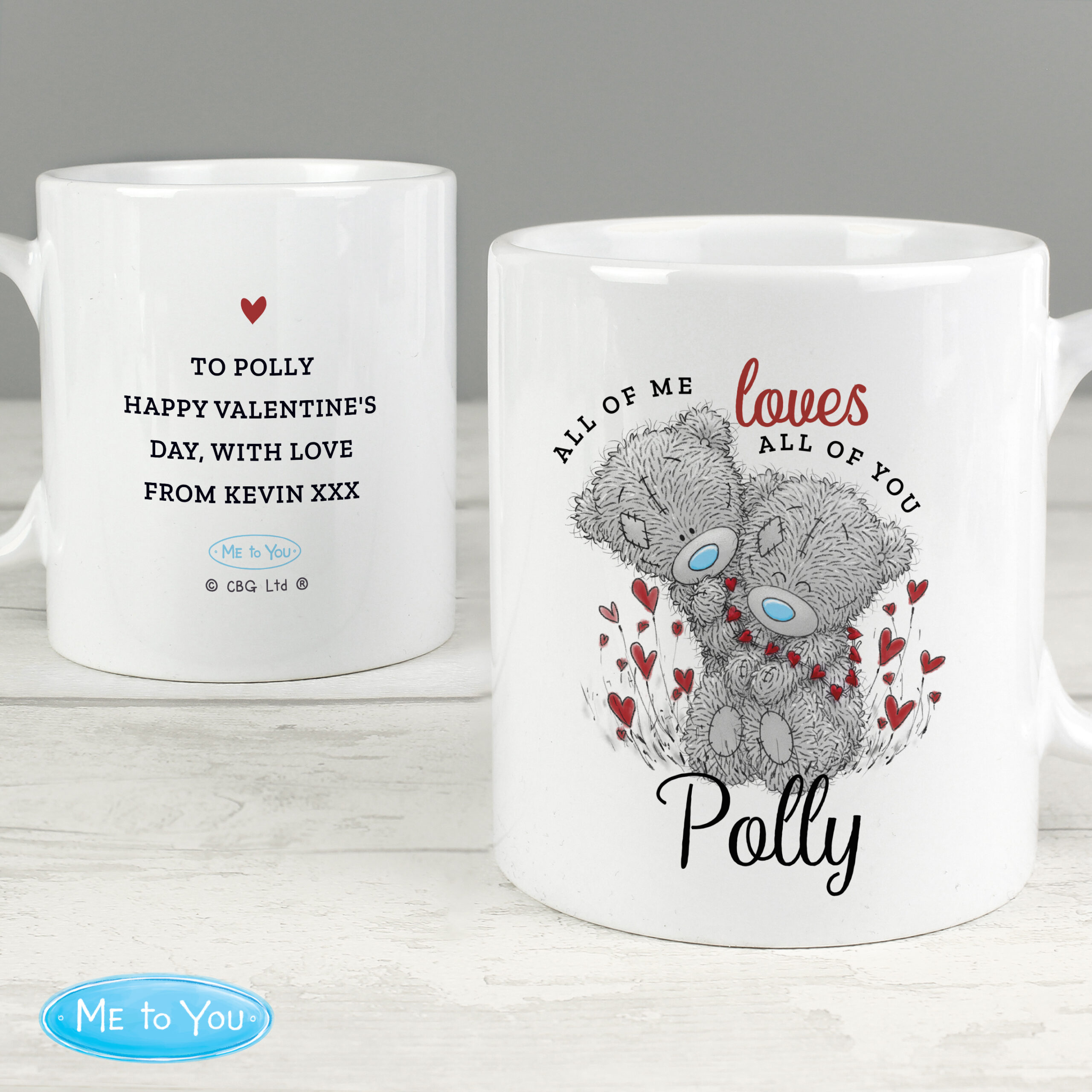Personalised Me to You Valentine Mug - Image 6