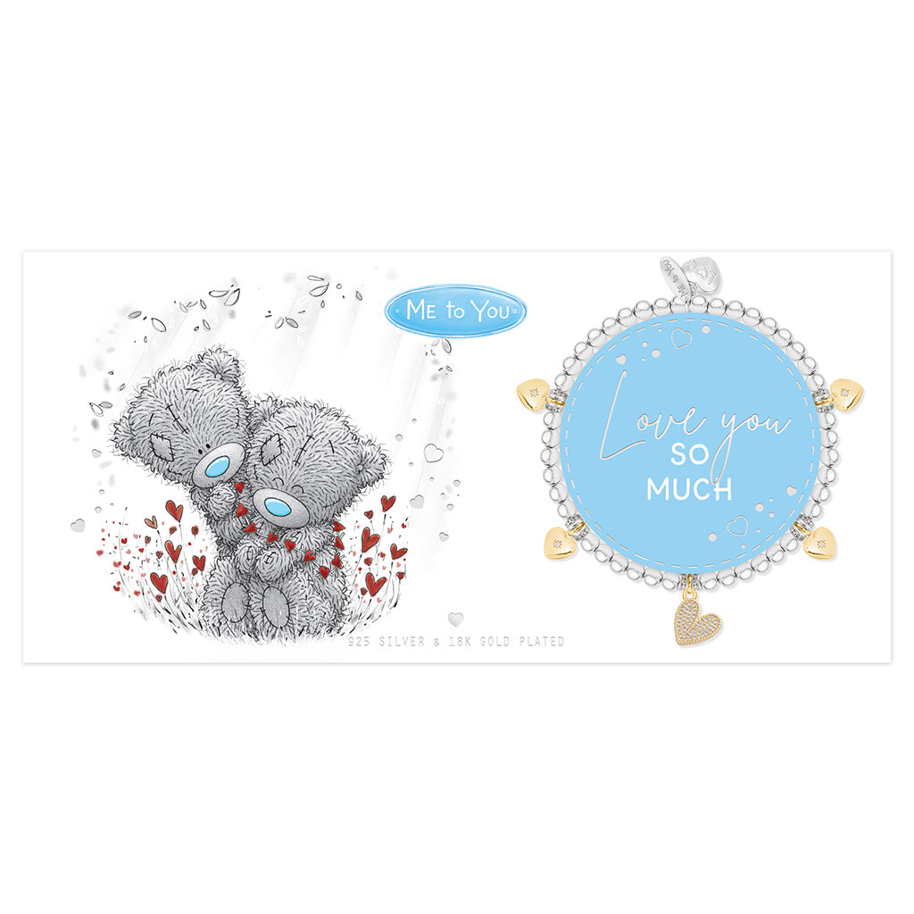 Me to You LifeCharms Love You So Much charm bracelet gift box with Tatty Teddy design