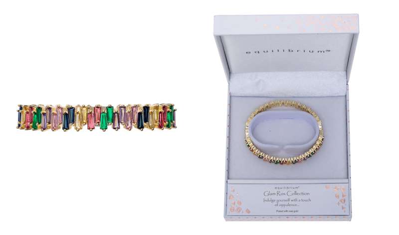Glam Rox Gold Plated Oppulent Bangle - Image 2