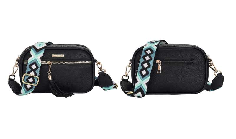 Cross Body Shoulder Bag Black - Image 2