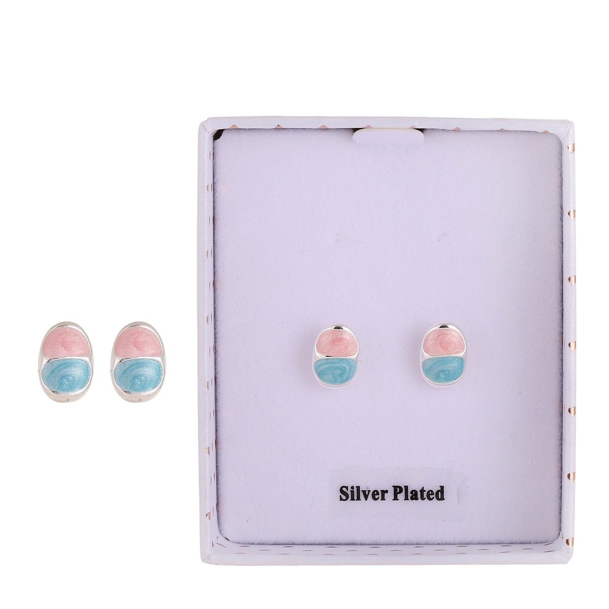 EQ ICED GEM DUO SP EARRINGS 3