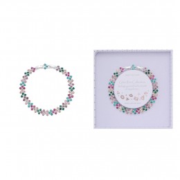 GLAM ROX Silver Plated Opulence Bracelet