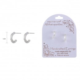 EQ TWISTED SPKLE SP HOOP ER 4