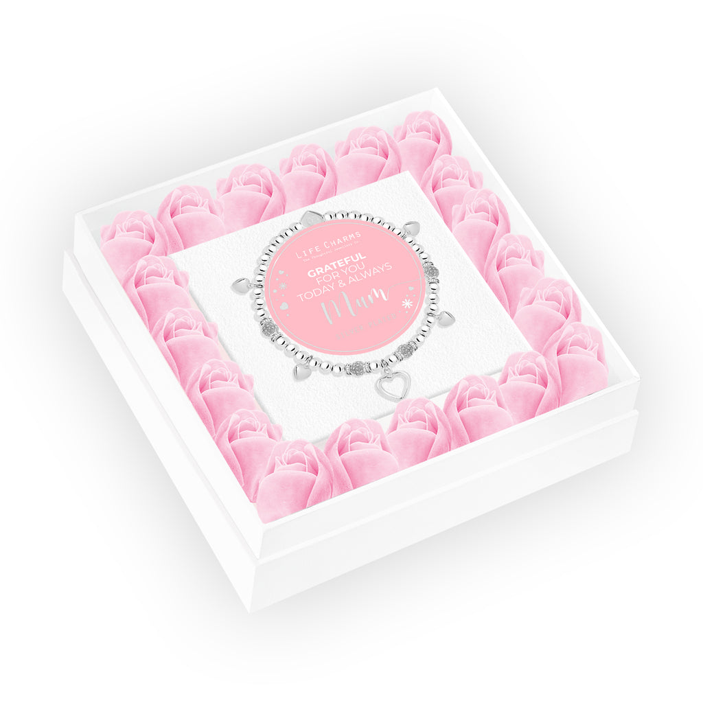 Mother's Day flower box with sleeve - Grateful for you today and always Mum - Image 4