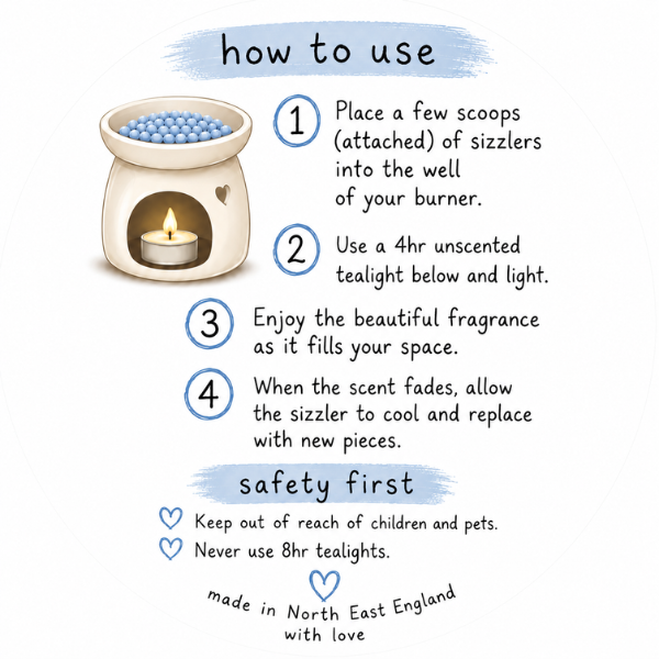 Clear Your Head – Spearmint & Eucalyptus Scented Sizzlers | Scribbled with Love - Image 4