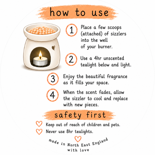 Come Closer Scented Sizzlers | Sweet Orange Zest, Clove & Cinnamon | Scribbled with Love - Image 4