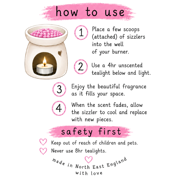 Quietly Blooming Scented Sizzlers | Pear, Freesia & Patchouli | Scribbled with Love - Image 4