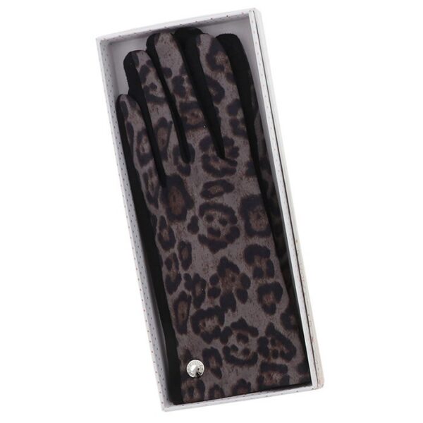 Leopard Print Boxed Gloves - Image 4