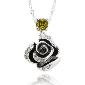 Back To Nature Delicate Rose Silver Plated