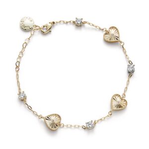 Simply Timeless Stylish Gold Plated Hearts