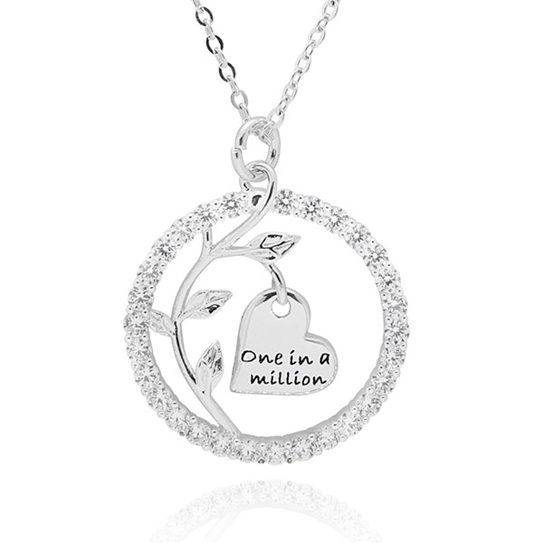 Natures Words Silver Plated Necklace Million