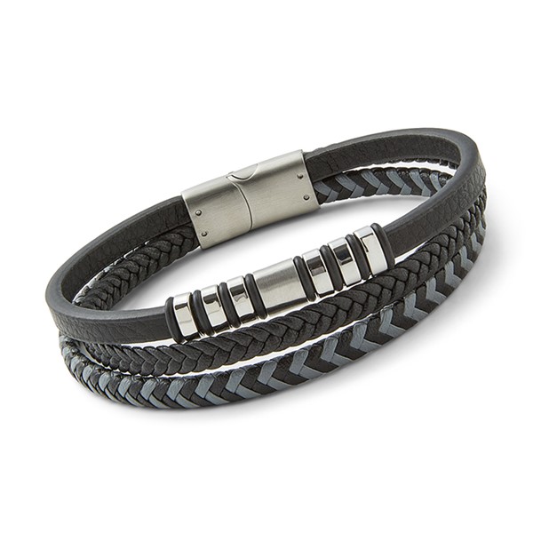 EQ For Men Triple Leather Bracelet