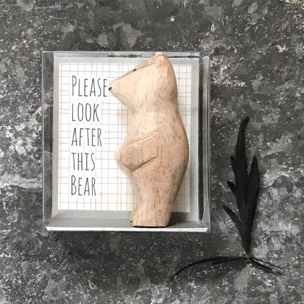 East of India Boxed bear-Please look after