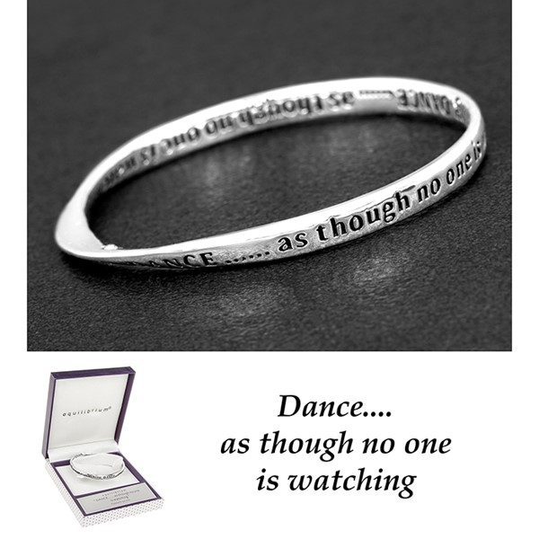 Equilibrium Silver Plated Bangle Dance