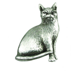 Pewter Cat Lapel Pin