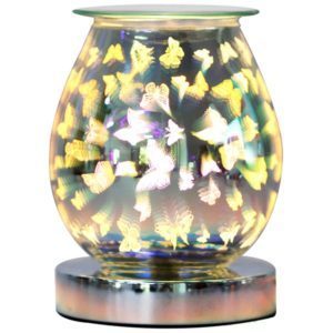 Aroma Butterfly 3D Electric Touch Lamp Wax Melt Oil Burner