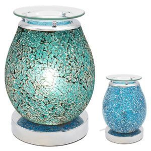 Desire Aroma Glass Lamp Mosaic Teal