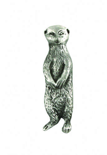 Pewter Meerkat Lapel Pin
