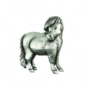 Pewter Shetland Pony Lapel Pin
